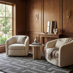 Camelle Modern Geometric Rug | Grey