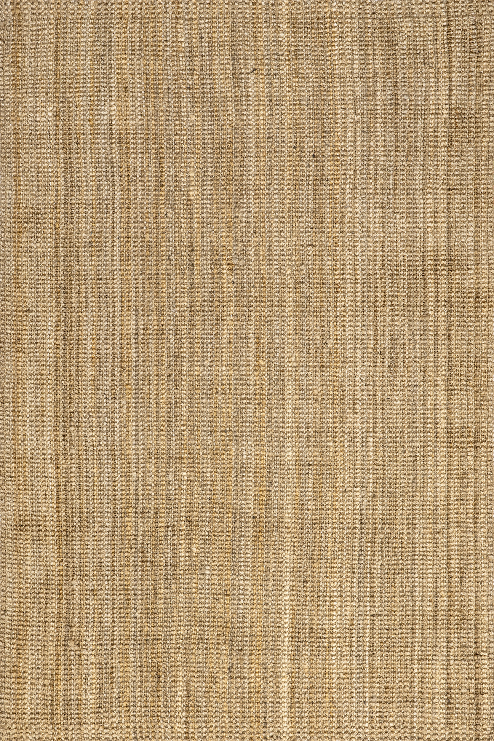 Handwoven Jute Ribbed Solid Rug | Natural Main image