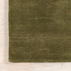 Arrel Speckled Wool-Blend Rug | Verdant Green