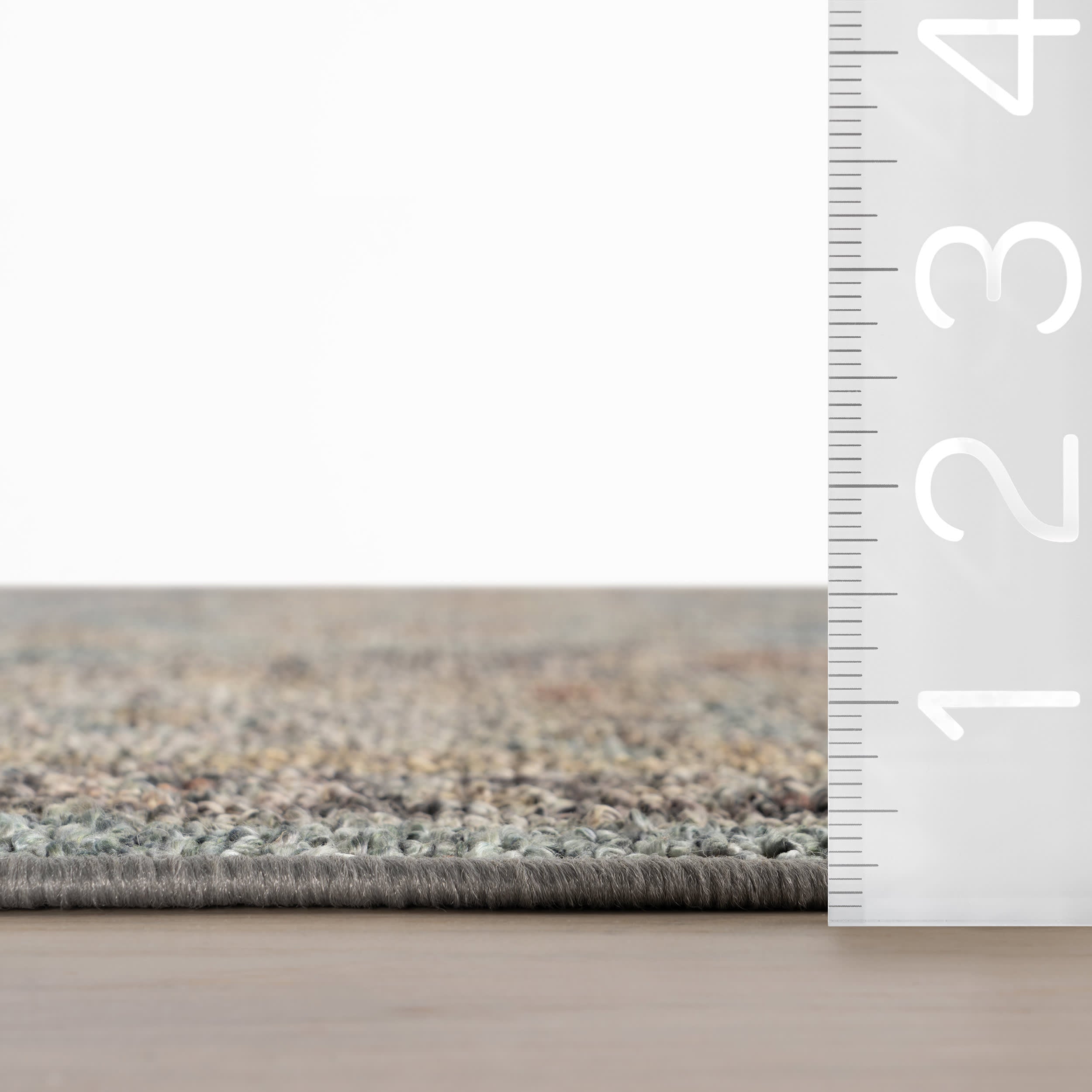 Orlind Traditional Bordered Washable Rug | Blue