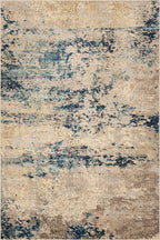 Abstract Nebula Rug | Blue