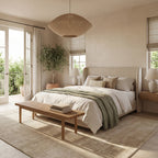 Washable Solid Shag Rug | Cream