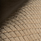 Cinnara Moroccan Striped Rug | Beige