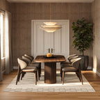 Nubi Bohemian Striped Hand Woven Rug | Grey
