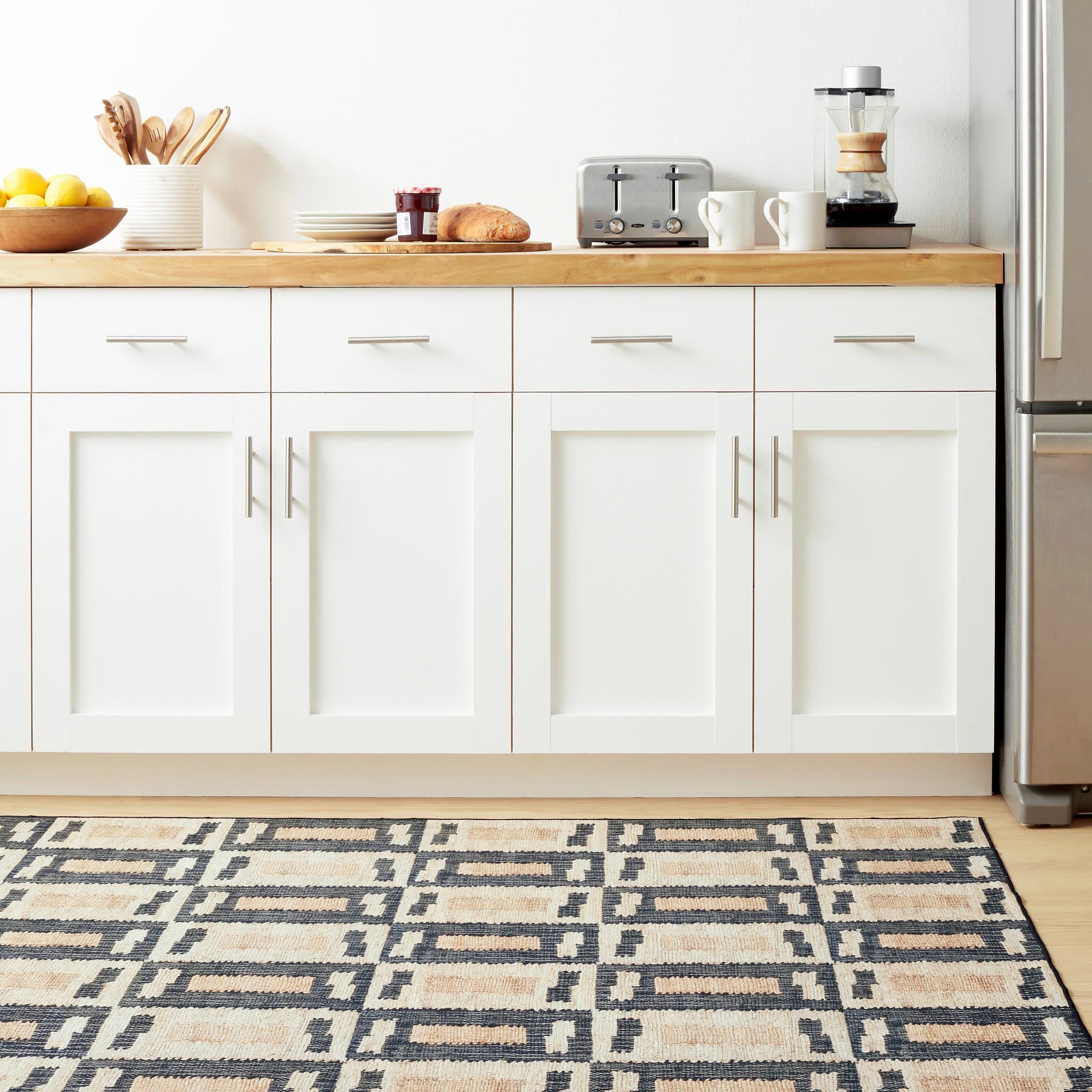 Cassia Machine Washable Rug | Natural