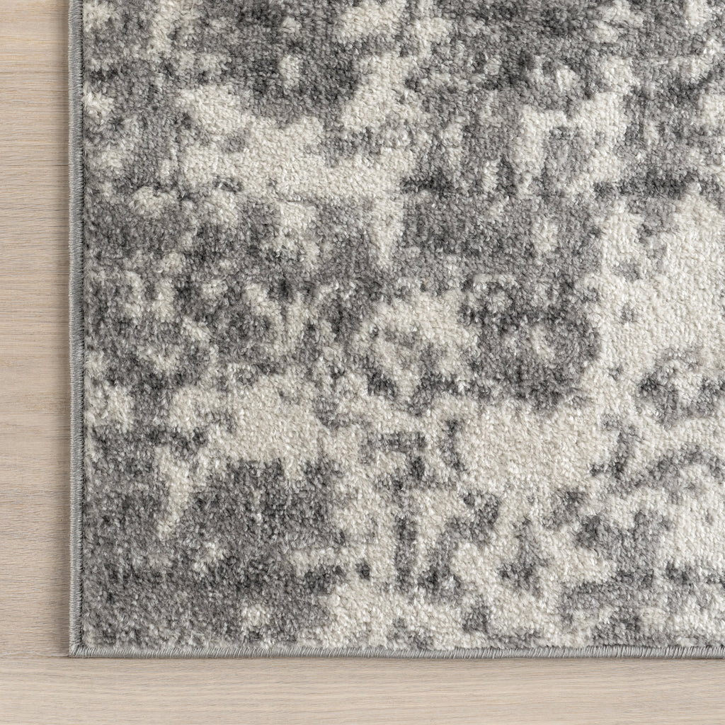 Ruby Distressed Mist Rug | Grey