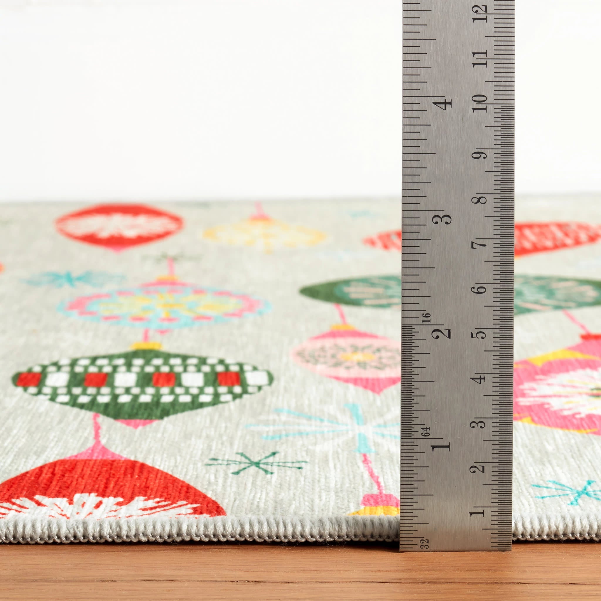 Ornaments Machine Washable Rug | Multi