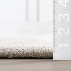 Gaia New Zealand Wool Shag Rug | Ivory