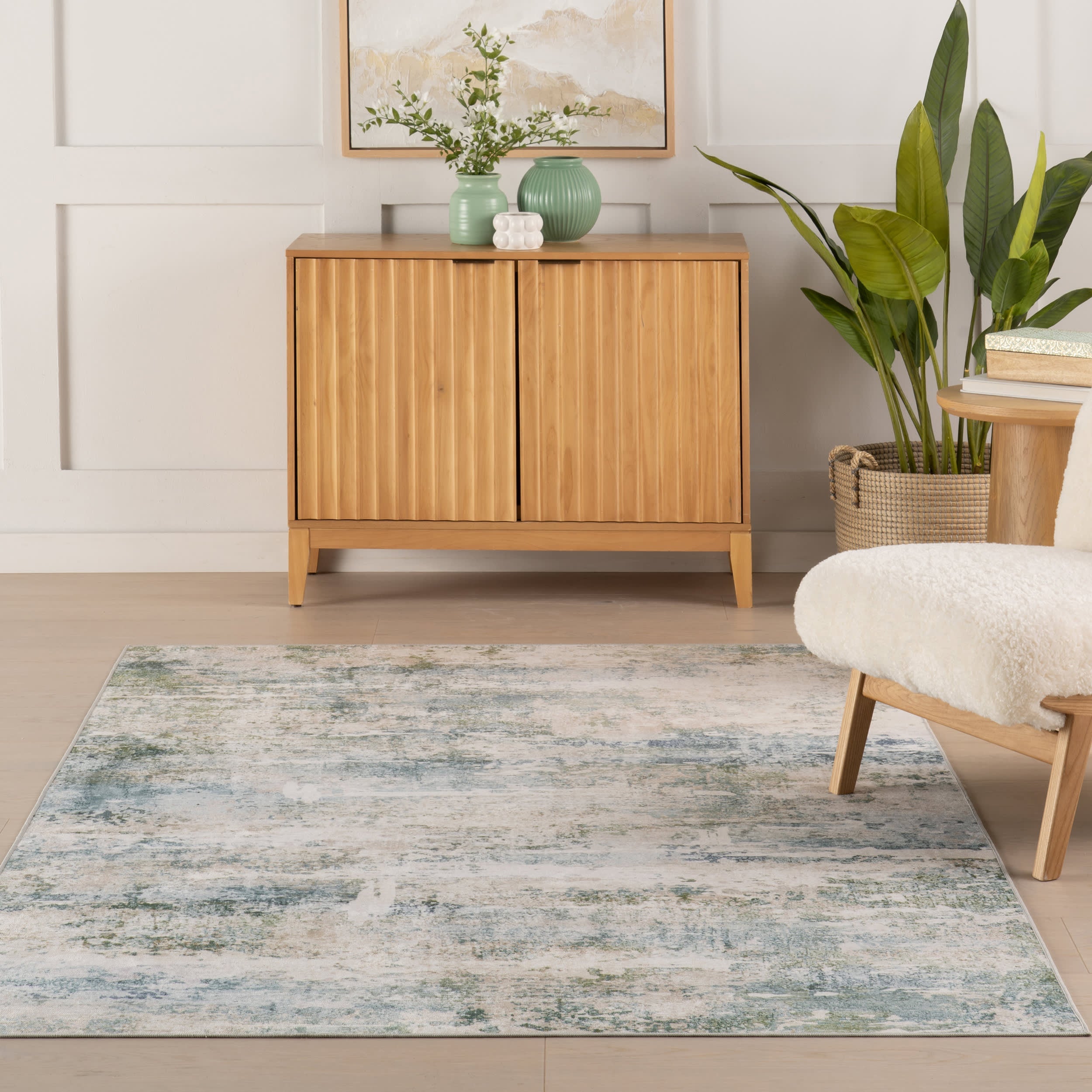 Blaire Machine Washable Rug | Mineral
