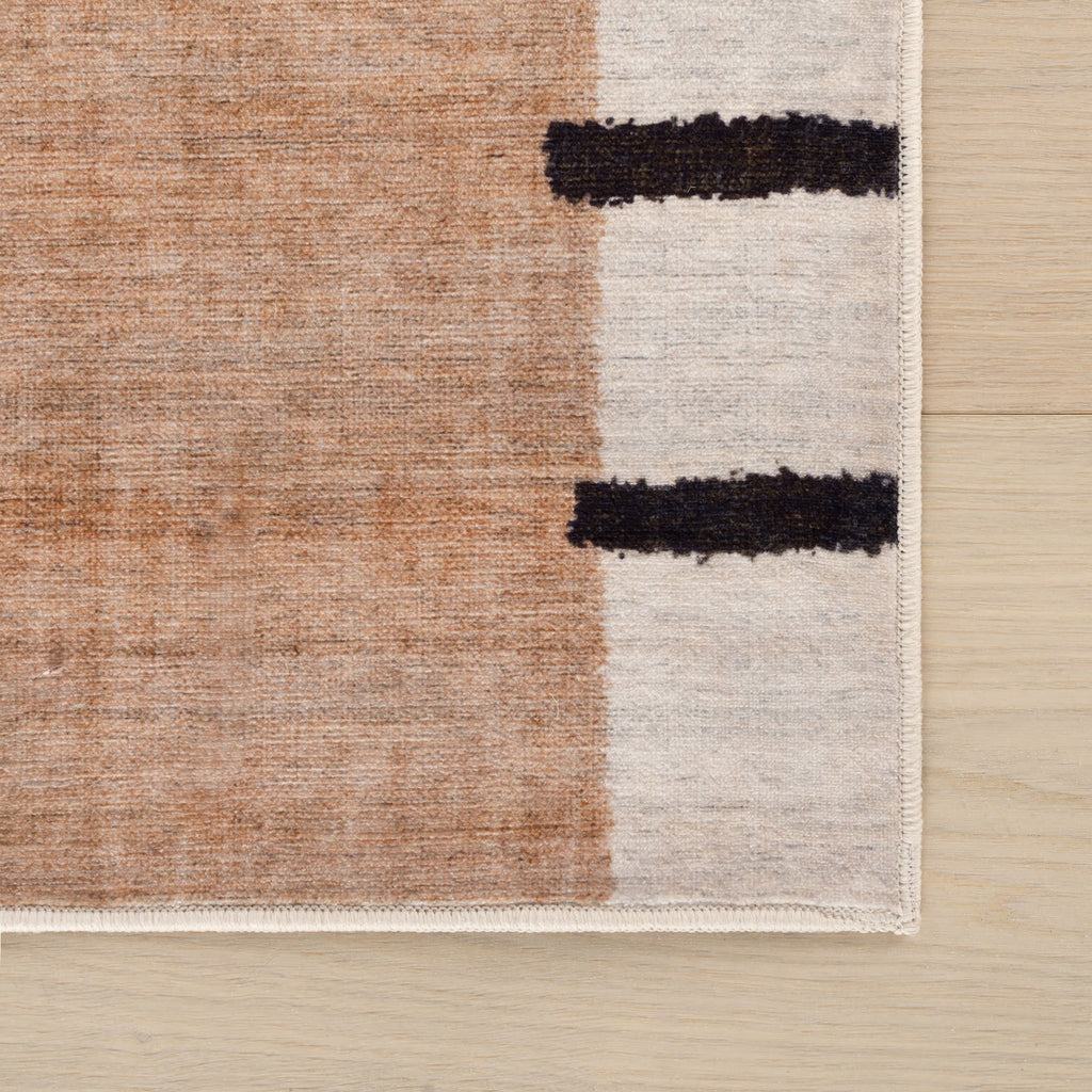 Fexi Bohemian Washable Rug | Natural
