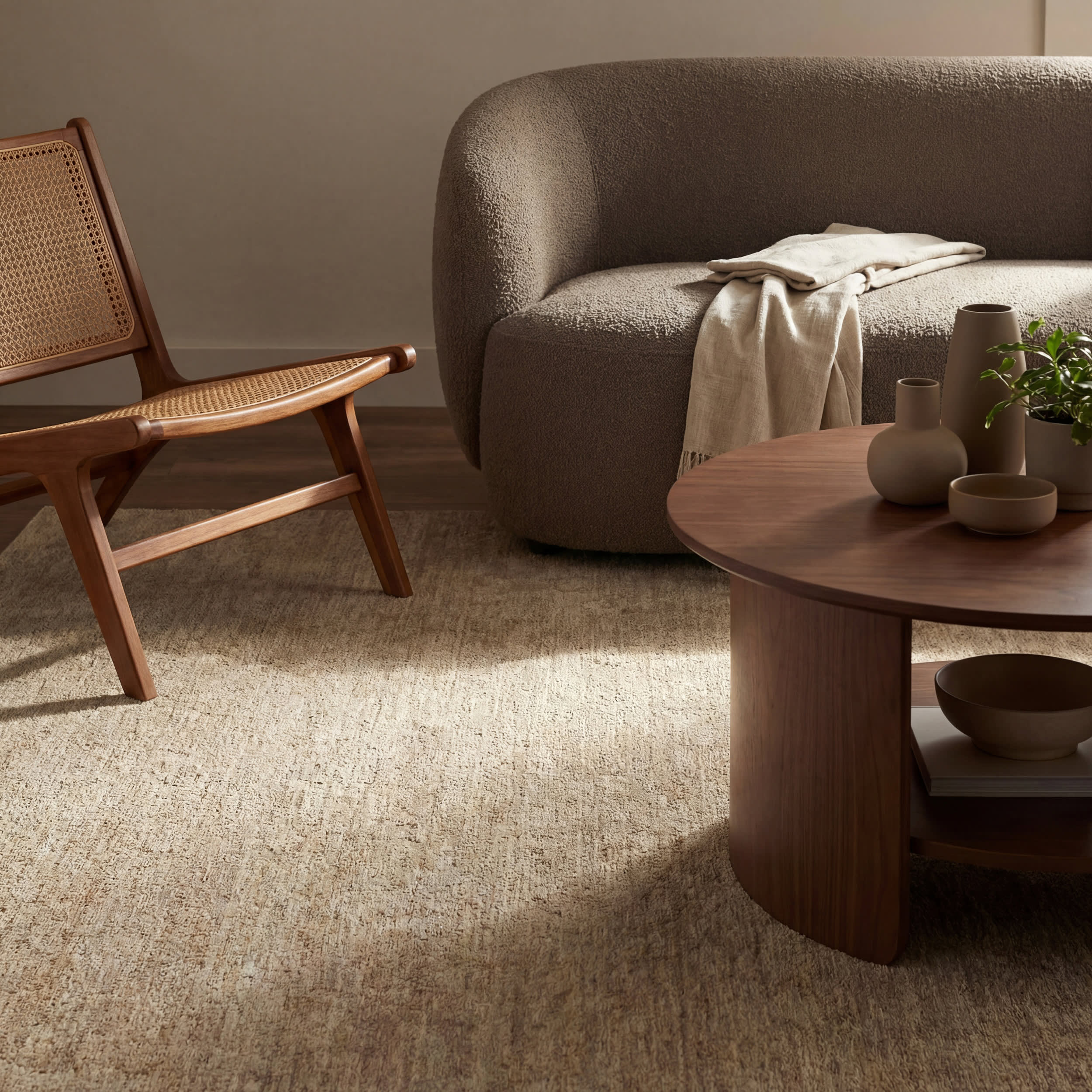 Veloce Modern Animal Print Rug | Tan