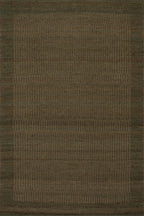 Tiziri Striped Moroccan Hand Woven Jute Rug | Green