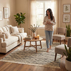 JuJu Tasseled Wool Rug | Grey
