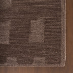 Vinel Modern Abstract Rug | Brown