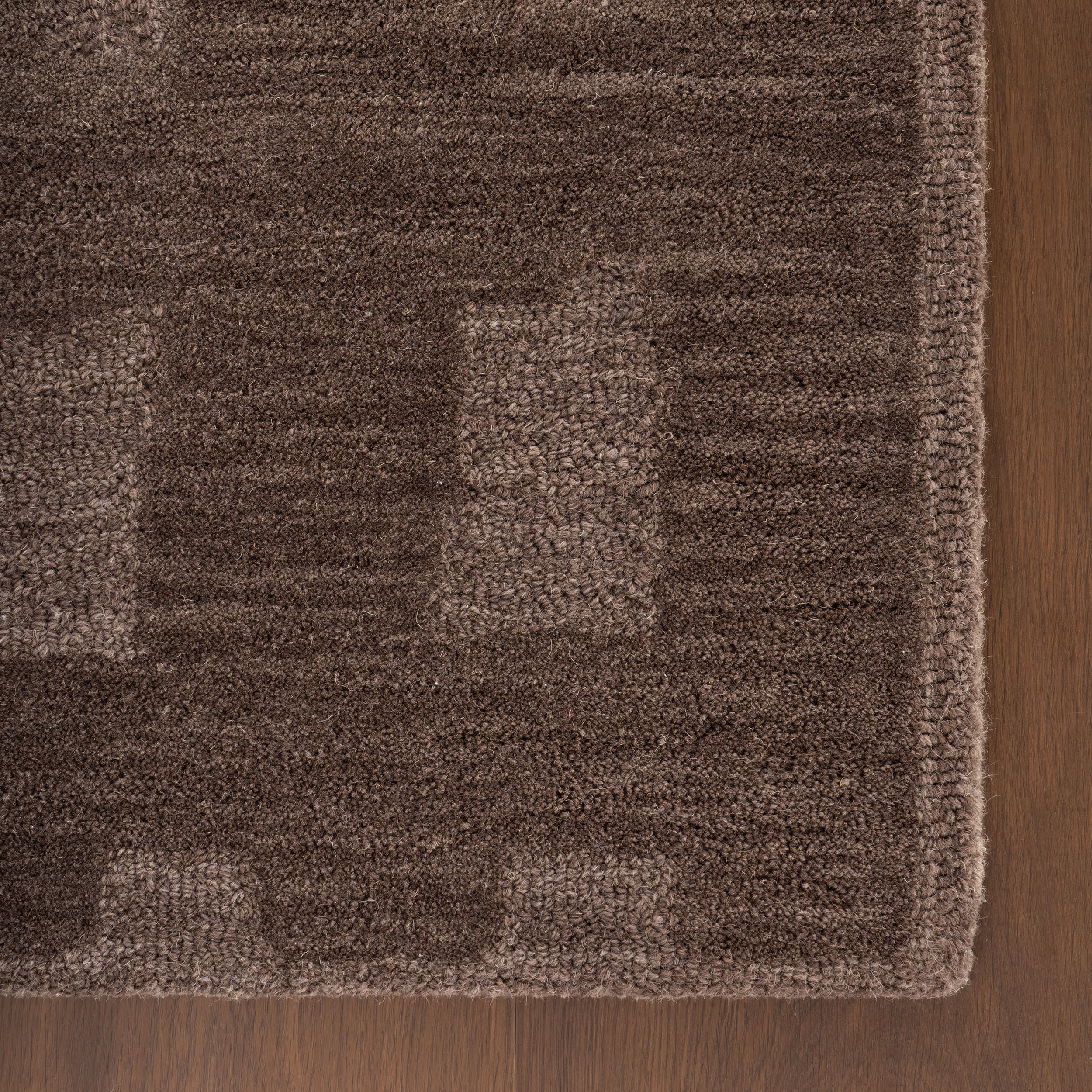 Vinel Modern Abstract Rug | Brown