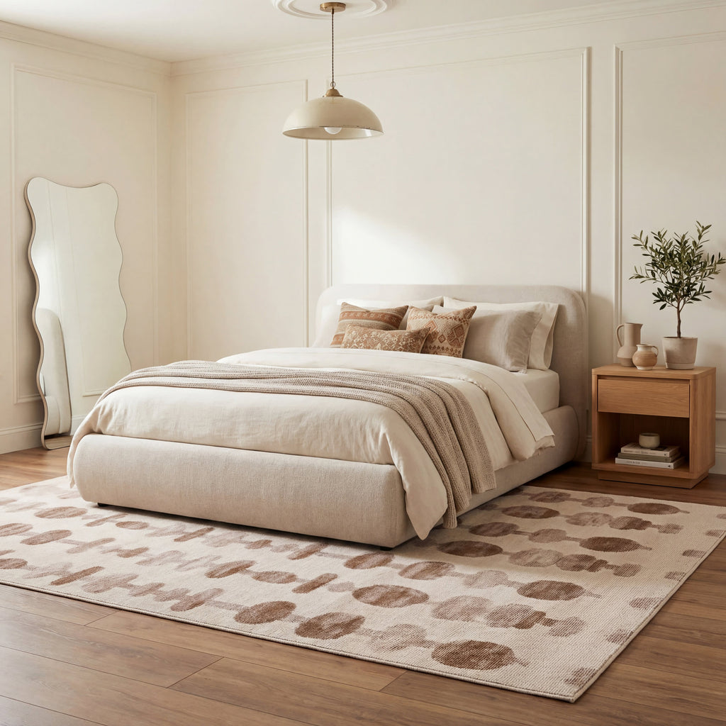 Fanice Bohemian Washable Rug | Brown