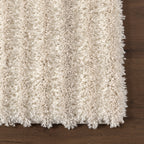 Maren Hazy Swirls Rug | Light Brown