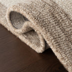 Suna Wool Modern Transitional Rug | Sand