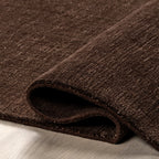 Arrel Speckled Wool-Blend Rug | Truffle Brown