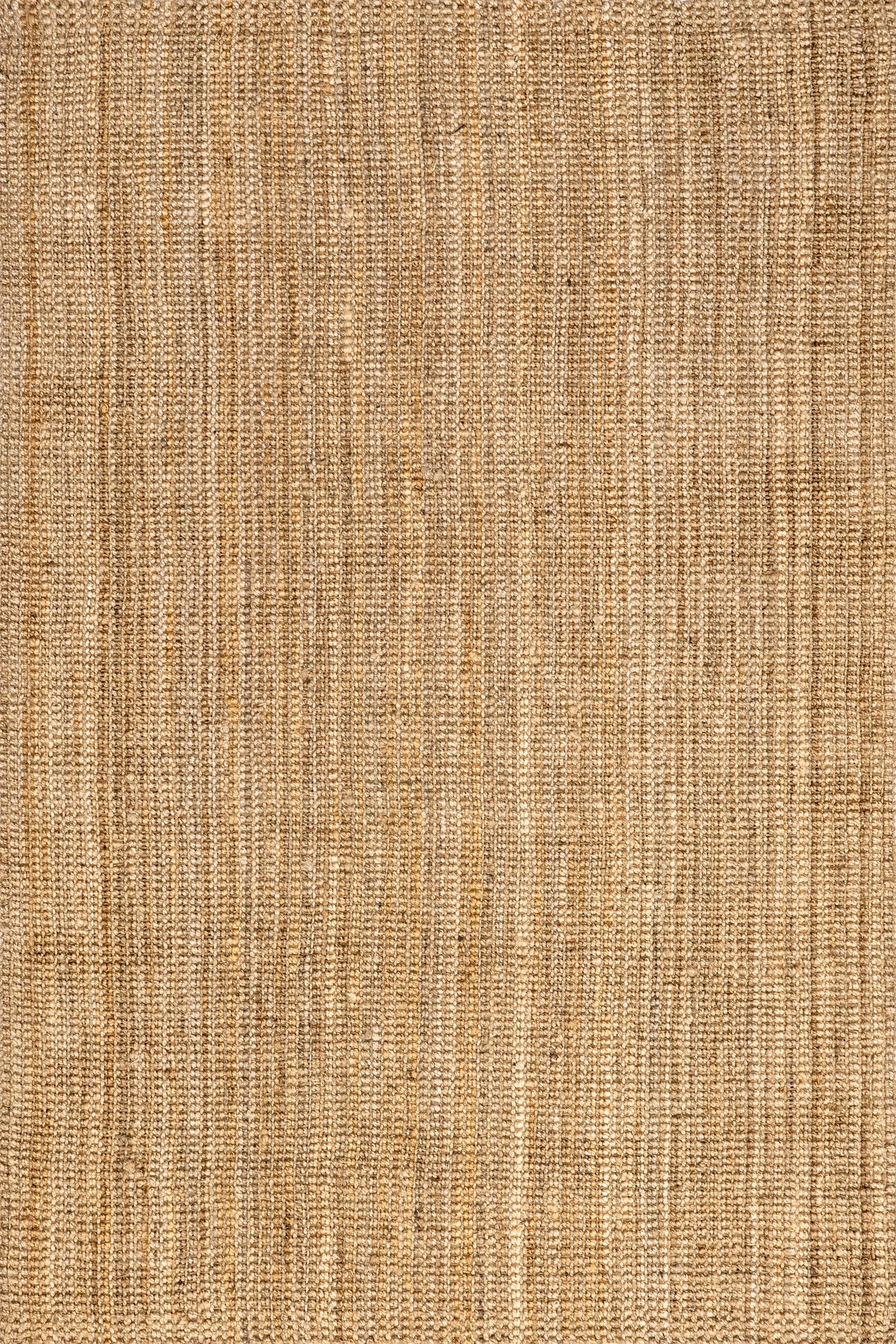 Handwoven Jute Ribbed Solid Rug