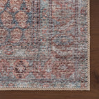 Ferelith Vintage & Distressed Washable Rug | Rust