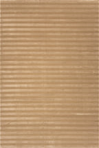 Syra Modern Striped Washable Rug | Tan