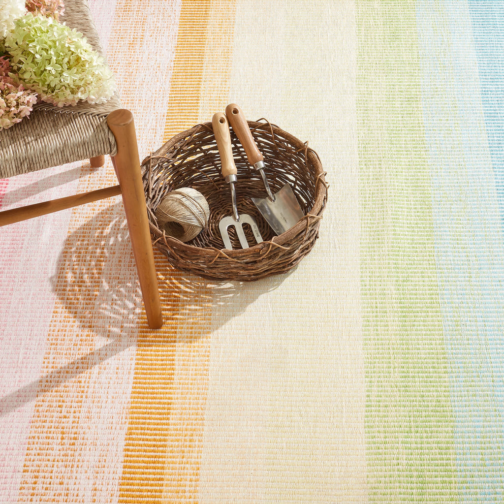Watercolor Horizon Machine Washable Rug | Multi