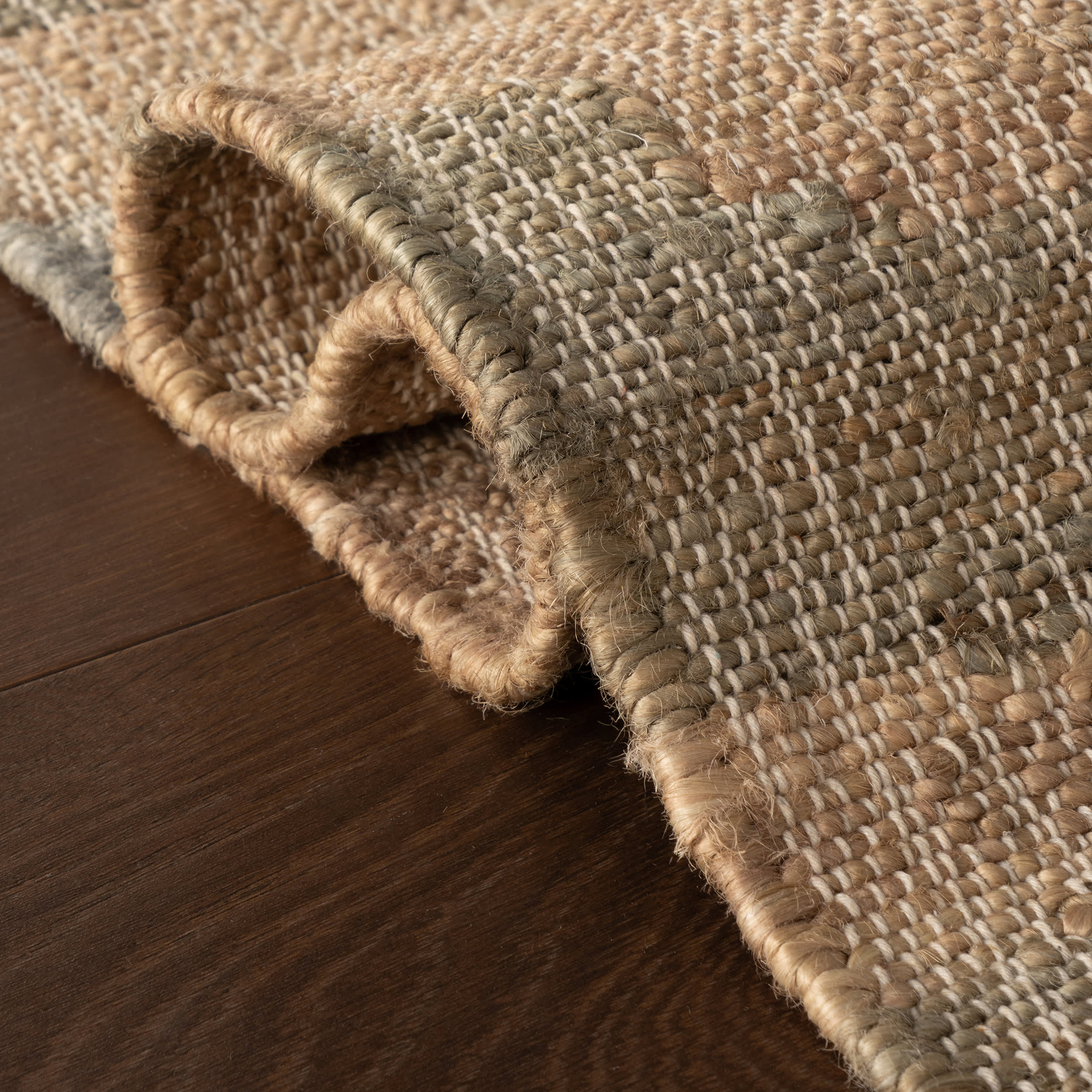 Navi Textured Abstract Indoor Rug | Natural