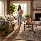 Nira Hand Loomed Wool Rug | Brown