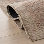 Sahi Traditional Diamond Washable Rug | Peach