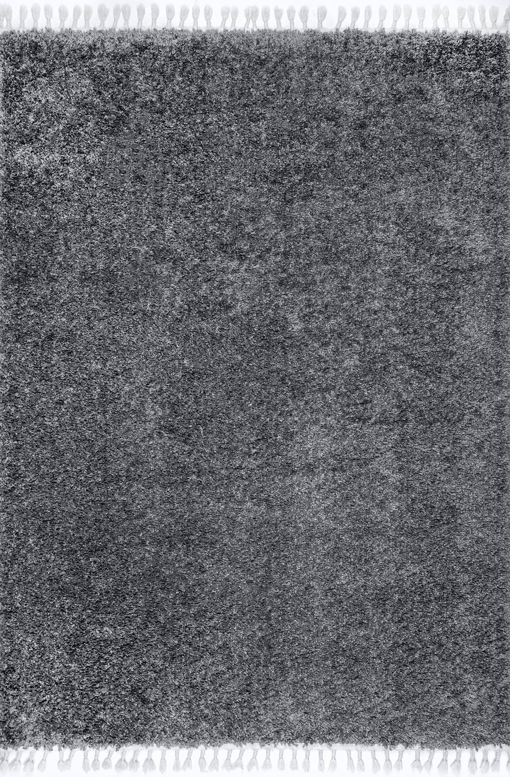 Solid Shag Rug | Dark Grey