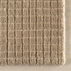 Cinnara Moroccan Striped Rug | Beige