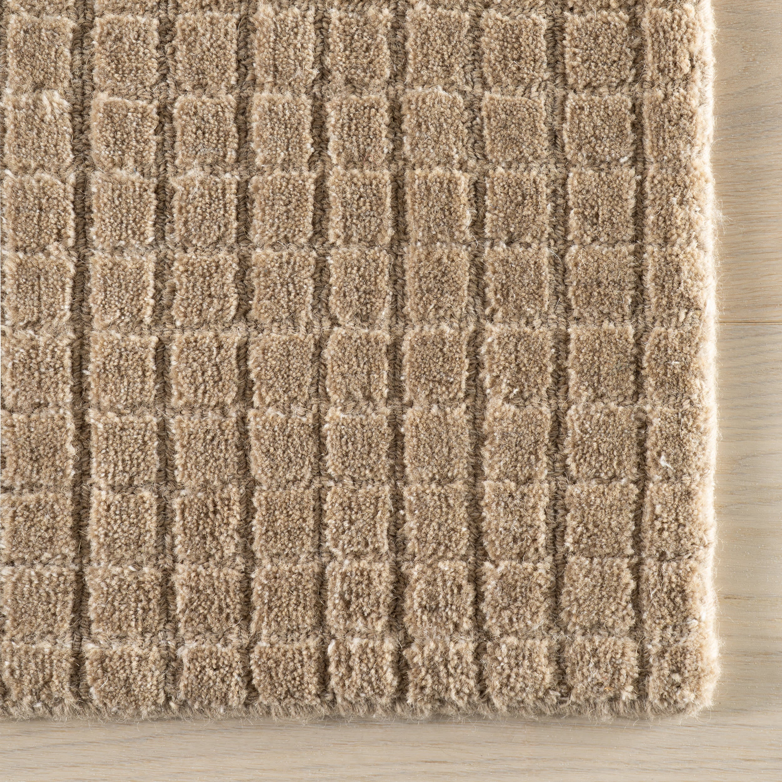 Cinnara Moroccan Striped Rug | Beige