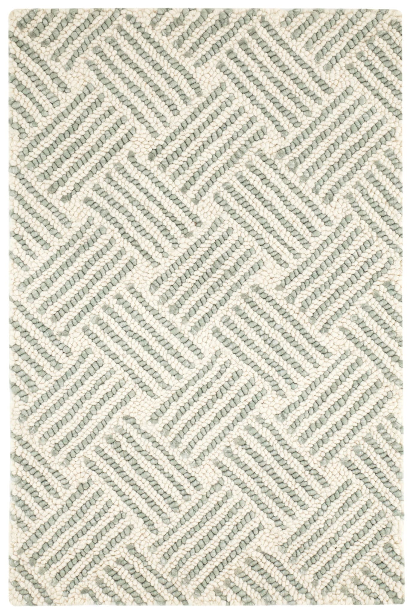 Layers Hand Hooked Wool Rug | Desert Sage