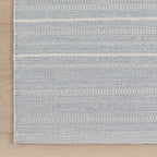 Skipper Stripe Handwoven Indoor/Outdoor Rug | Swedish Blue