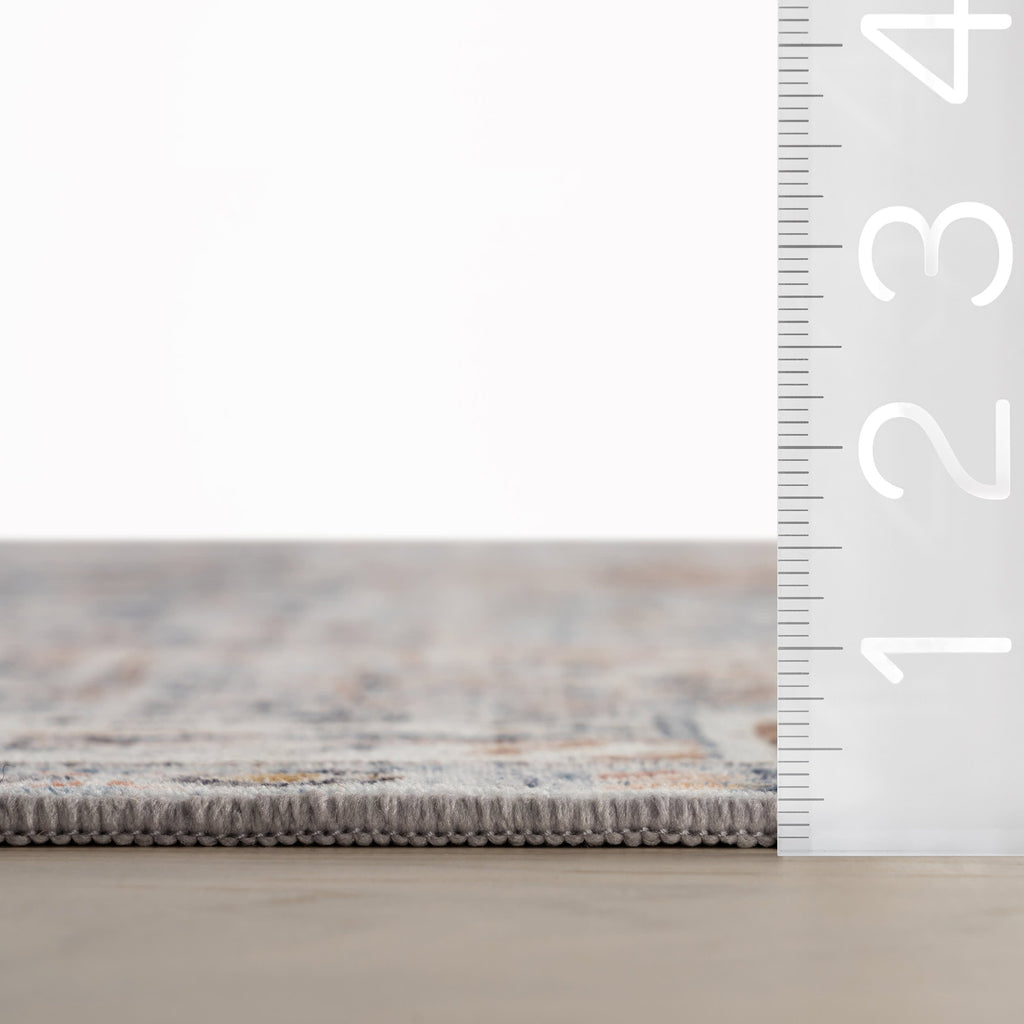Clarese Oriental and Persian Washable Rug | Blue