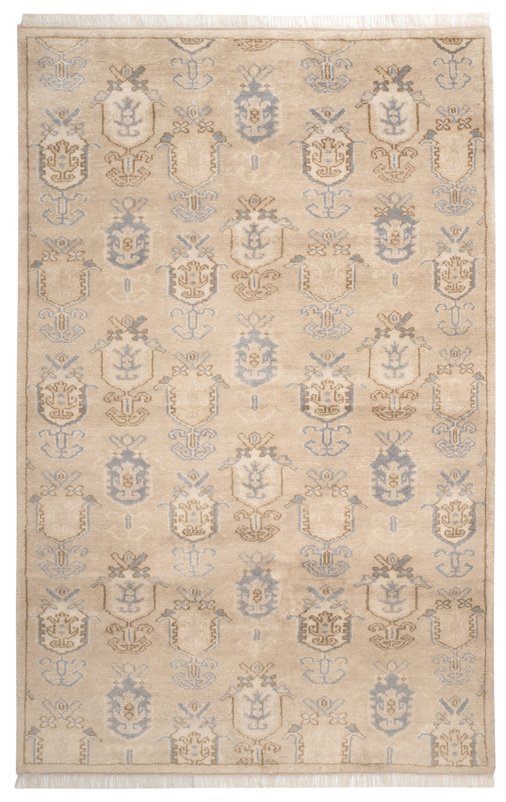 Ashby Hand Knotted Wool Rug | Taupe