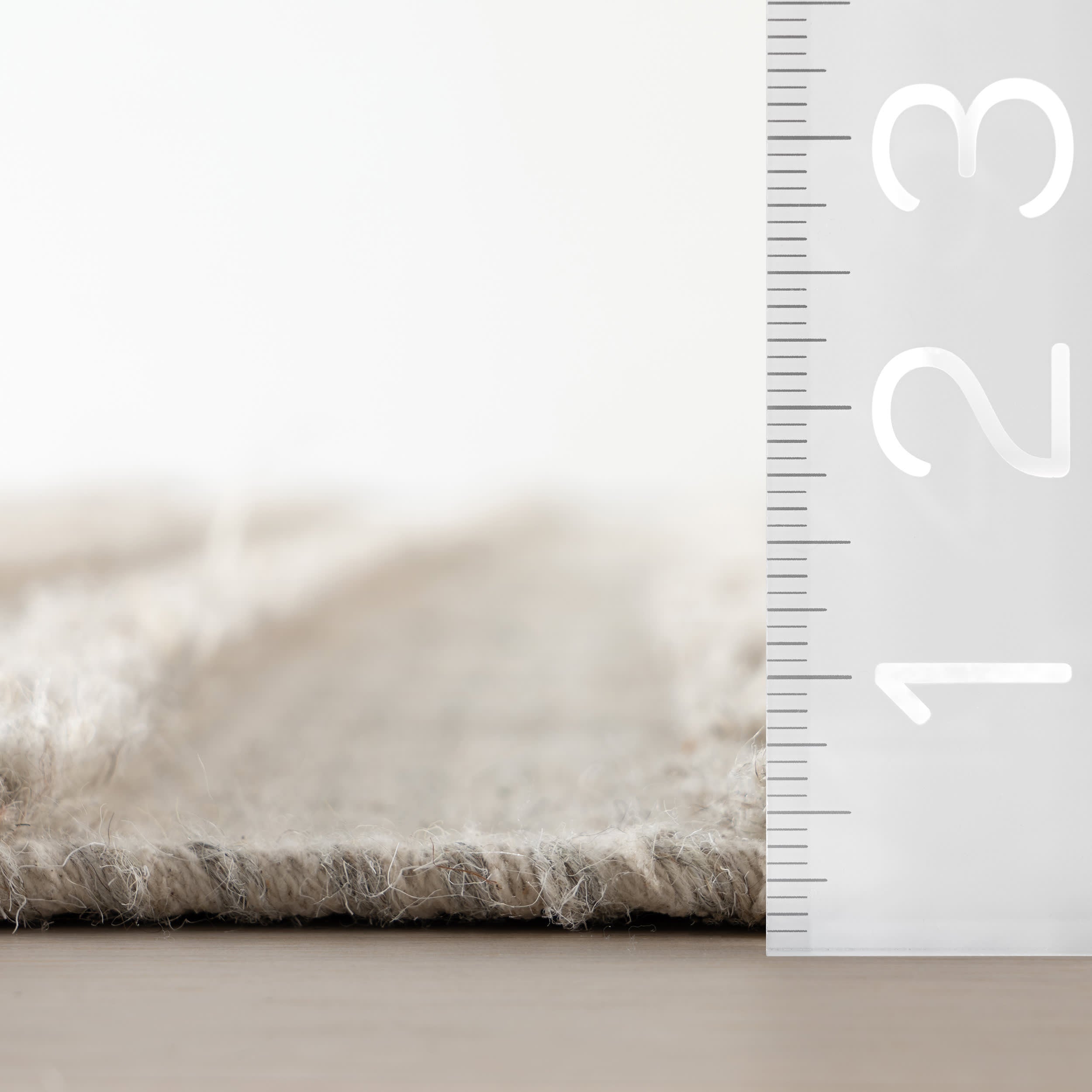 Nubi Bohemian Striped Hand Woven Rug | Grey