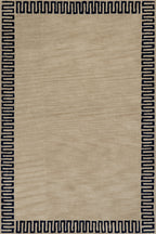Taya Modern Bordered Rug | Beige