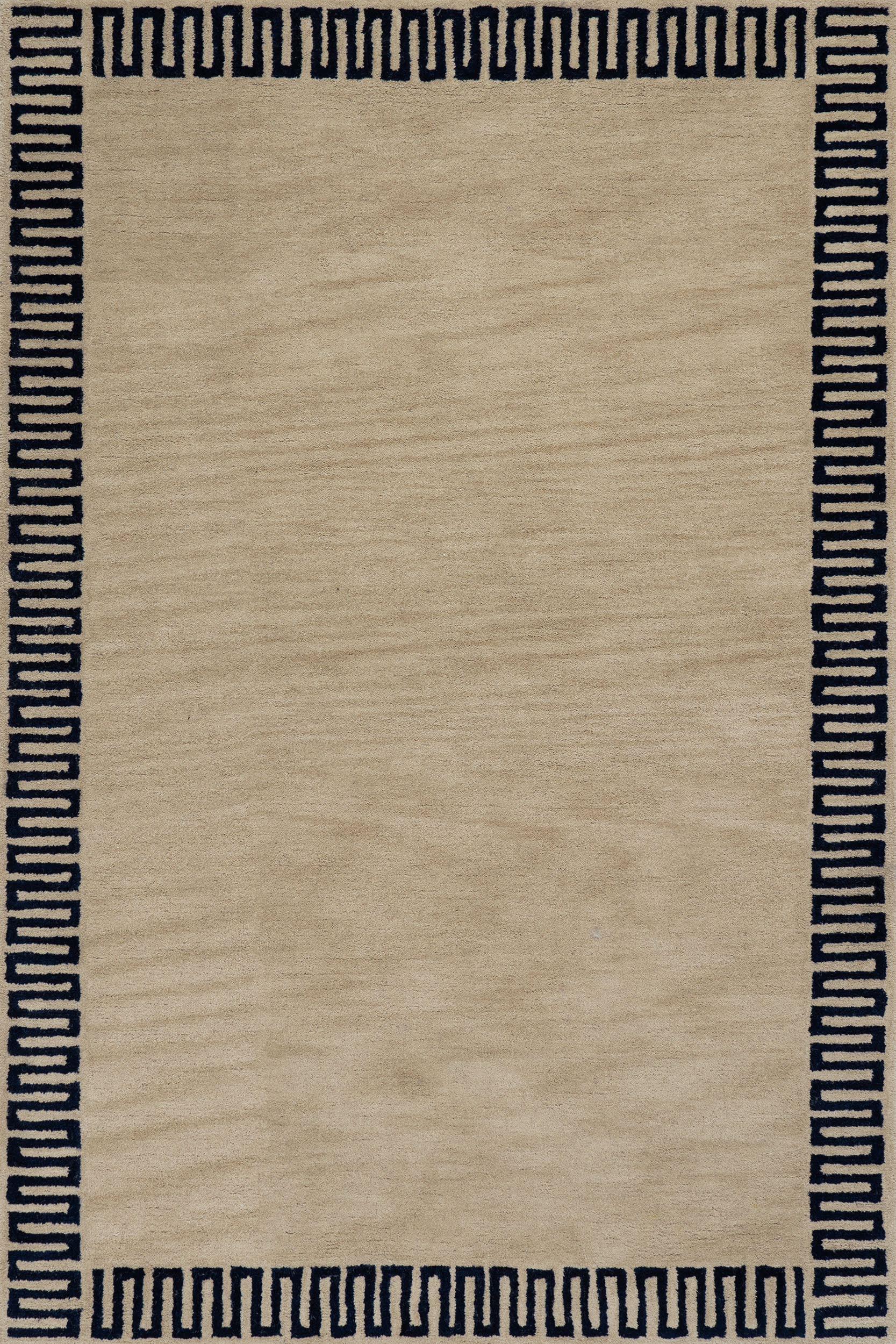 Taya Modern Bordered Rug | Beige