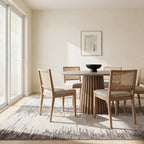 Fauzi Bohemian Washable Rug | Ivory