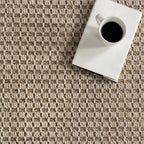Alora Textured Geometric Indoor/Outdoor Rug | Neutral