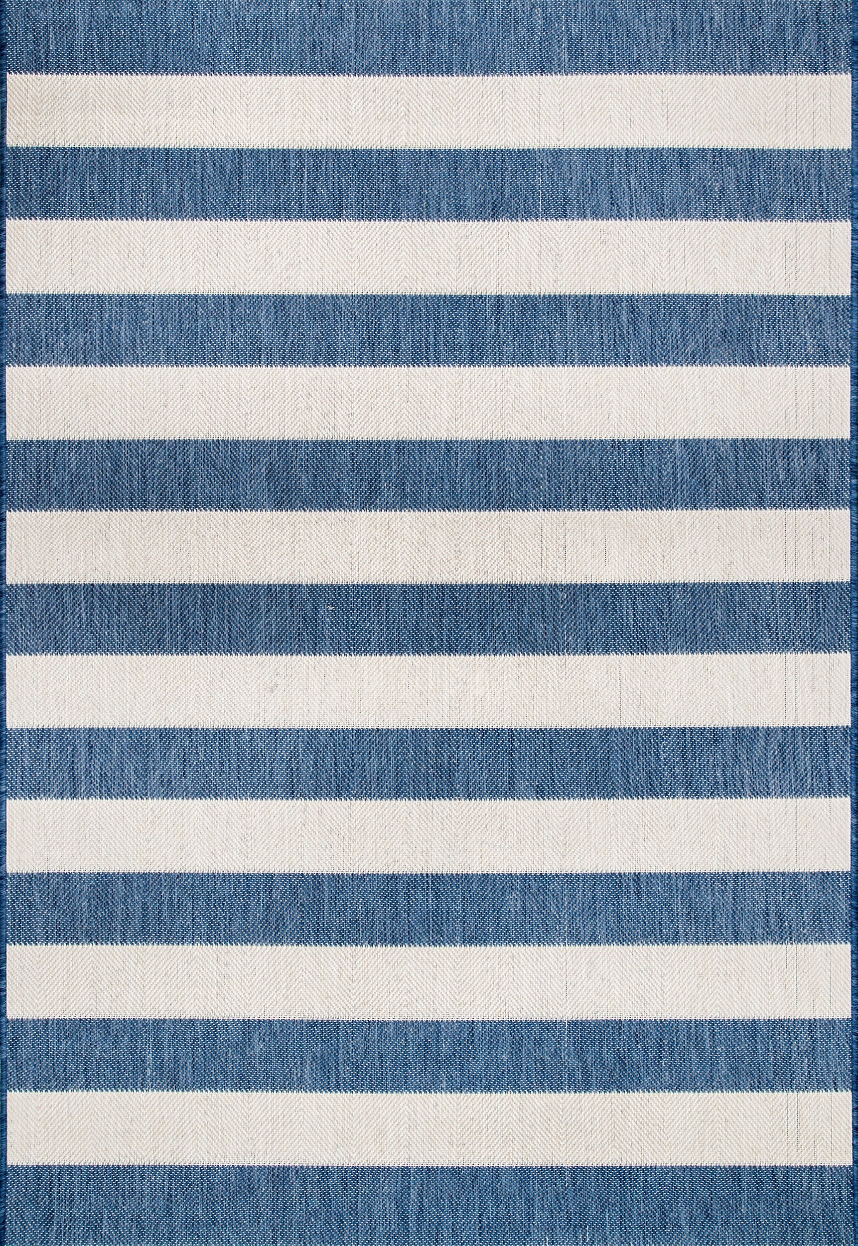 Chevron Stripes Indoor/Outdoor Rug | Blue Main image