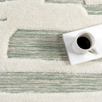 Babai New Zealand Wool Rug | Green