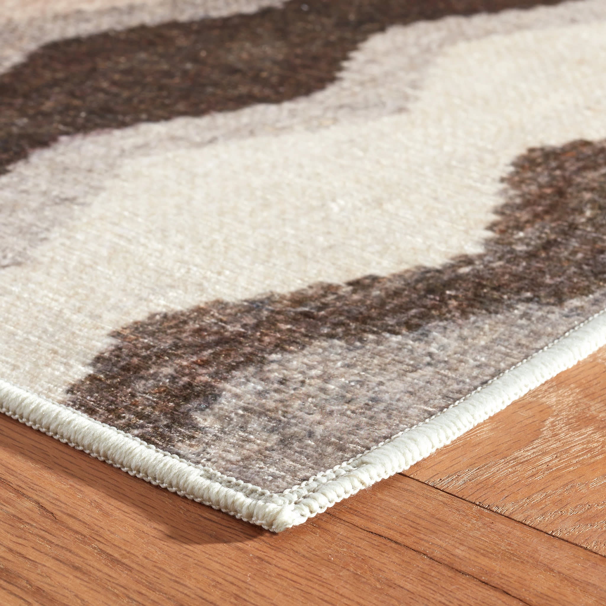 Safety Net Machine Washable Rug | Natural