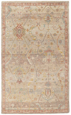 Nora Hand Knotted Wool Rug | Natural