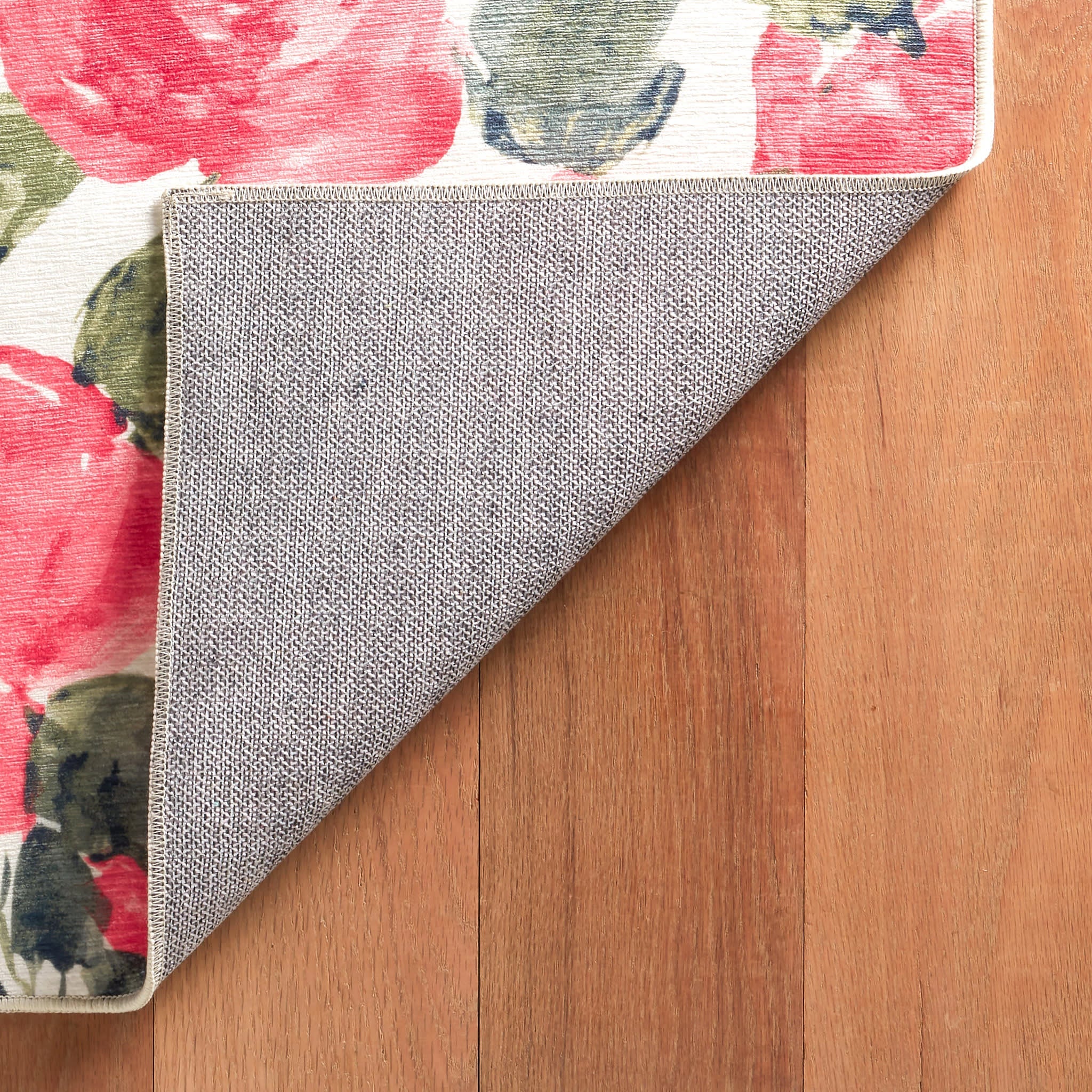 Pretty Peonies Machine Washable Rug | Multi