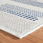 Tread Lightly Machine Washable Rug | Navy