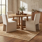 Tracewire Bohemian Striped Rug | Tan