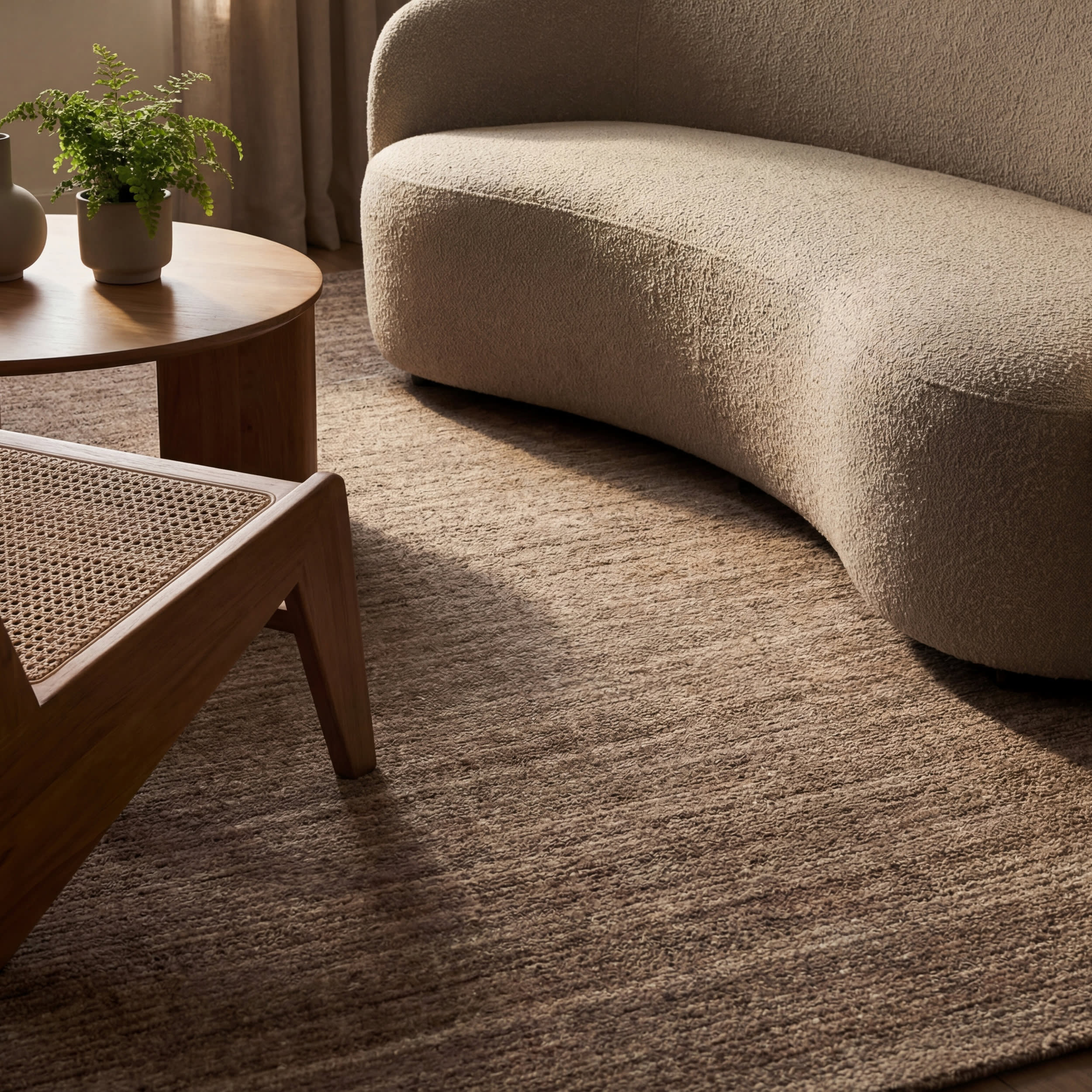Lone Vintage & Distressed Rug | Beige